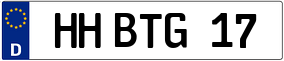 Truck License Plate